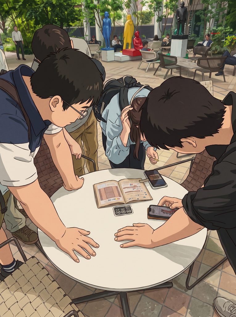 日本橋でのポケモン謎解きイベントの様子